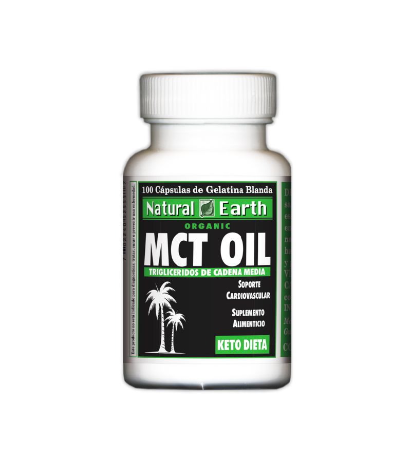 Aceite de coco MCT orgánico frasco x 100 cápsulas - vitaminas - L.421.00 - Quimifar Honduras - Farmacia en línea con envío gratis