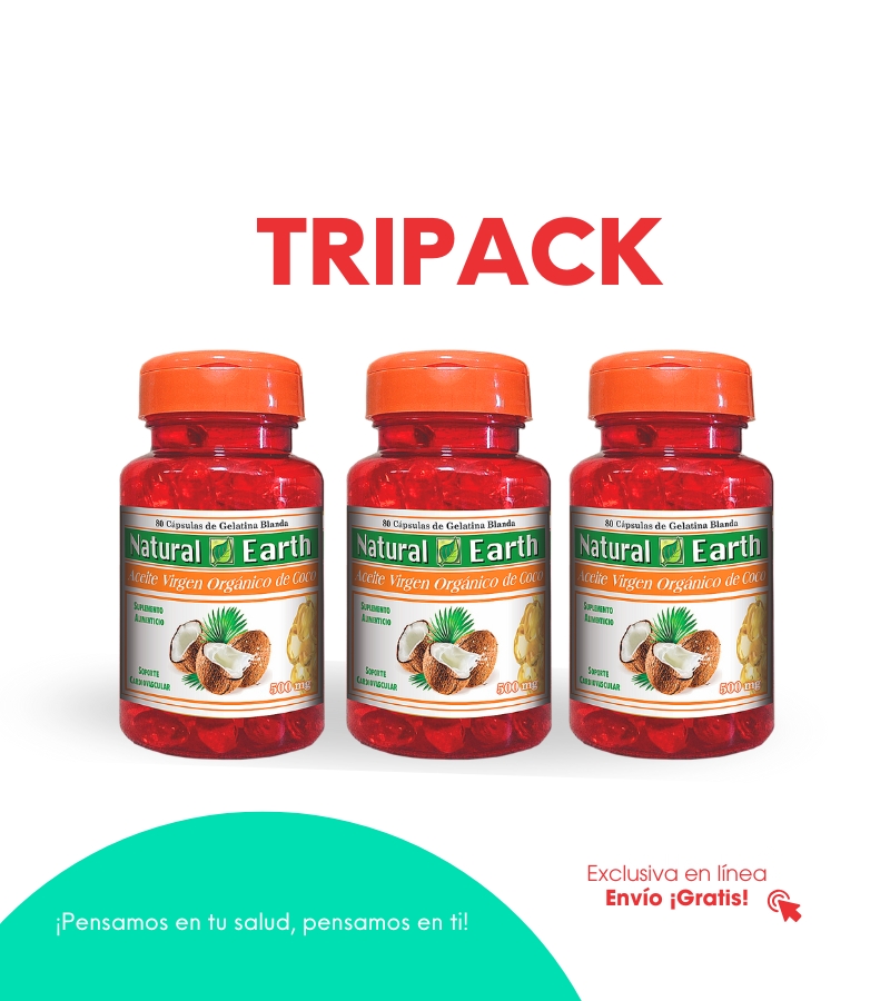 Aceite Orgánico de Coco x 80 gelperlinas (TRIPACK) - vitaminas - L.766.00 - Quimifar Honduras - Farmacia en línea con envío gratis