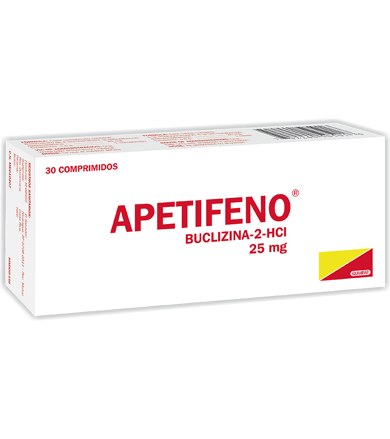 Apetifeno caja x 30 tabletas - vitaminas - L.230.00 - Quimifar Honduras - Farmacia en línea con envío gratis