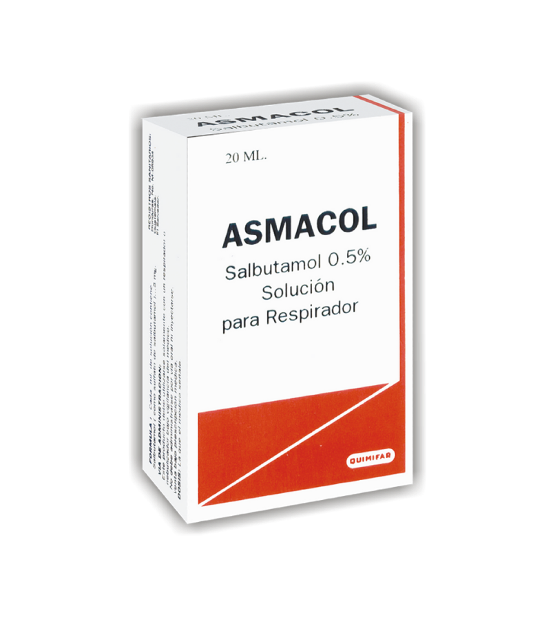 Asmacol solución frasco x 20 ml - antigripales - L.67.00 - Quimifar Honduras - Farmacia en línea con envío gratis