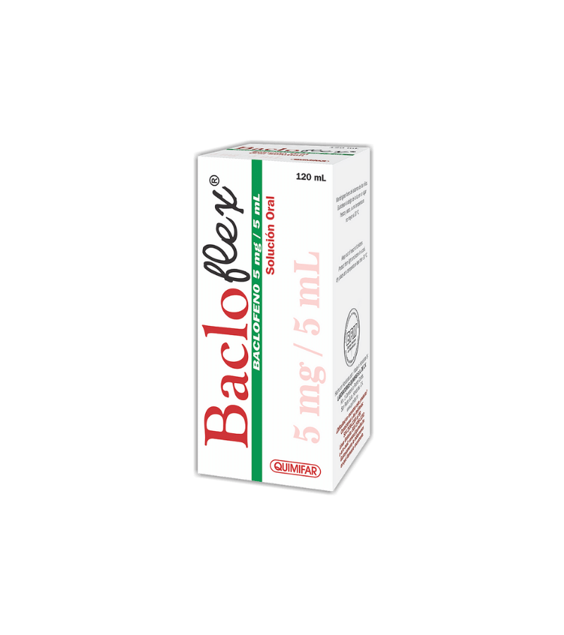 Bacloflex solución x 120 ml - analgesicos - L.279.00 - Quimifar Honduras - Farmacia en línea con envío gratis