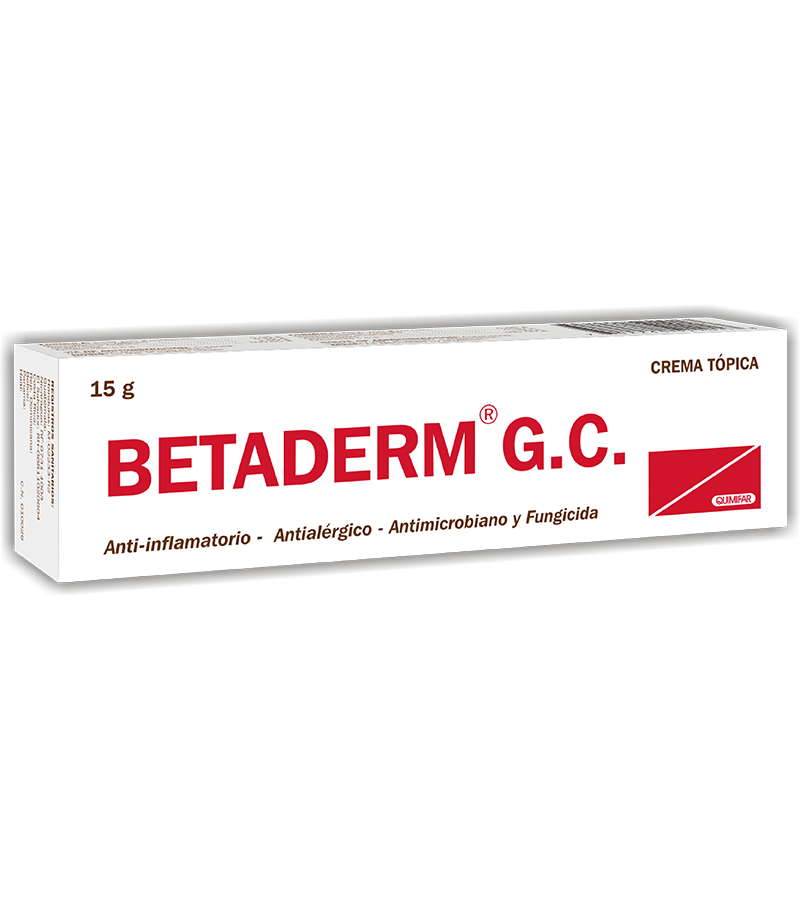Betaderm G.C. crema x 15 gramos - dermatologicos - L.230.00 - Quimifar Honduras - Farmacia en línea con envío gratis