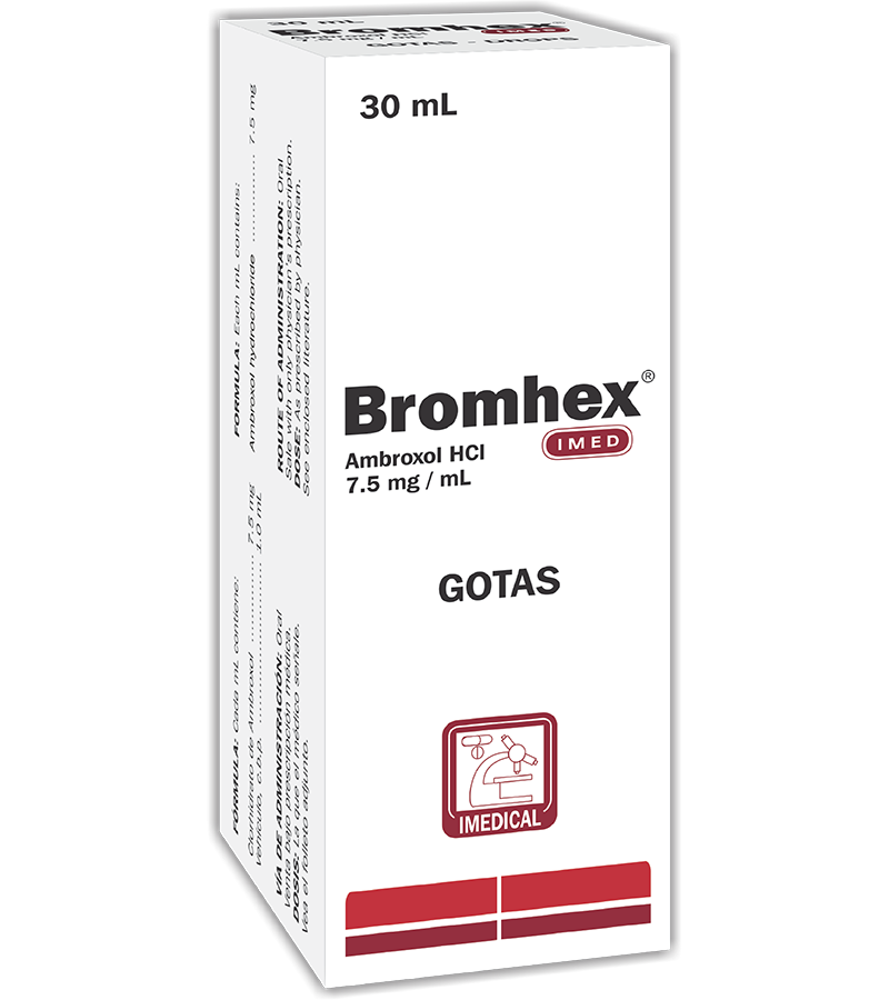 Bromhex gotas frasco x 30 ml - antigripales - L.632.00 - Quimifar Honduras - Farmacia en línea con envío gratis