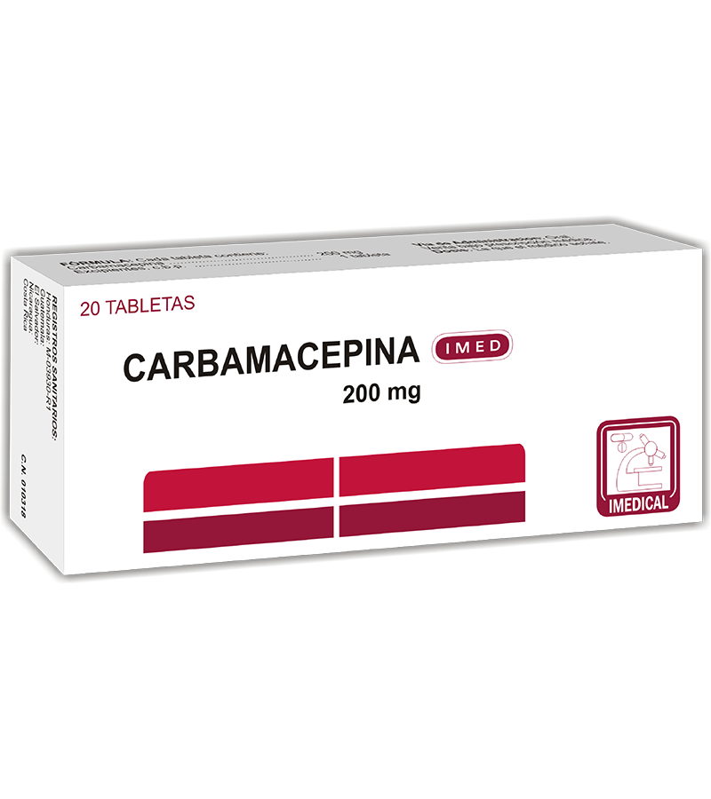 Carbamacepina 200 mg caja x 20 tabletas - neurologicos - L.632.00 - Quimifar Honduras - Farmacia en línea con envío gratis