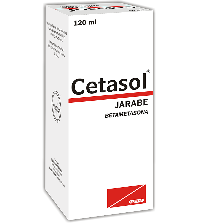 Cetasol jarabe frasco x 120 ml - inyectables - L.280.00 - Quimifar Honduras - Farmacia en línea con envío gratis
