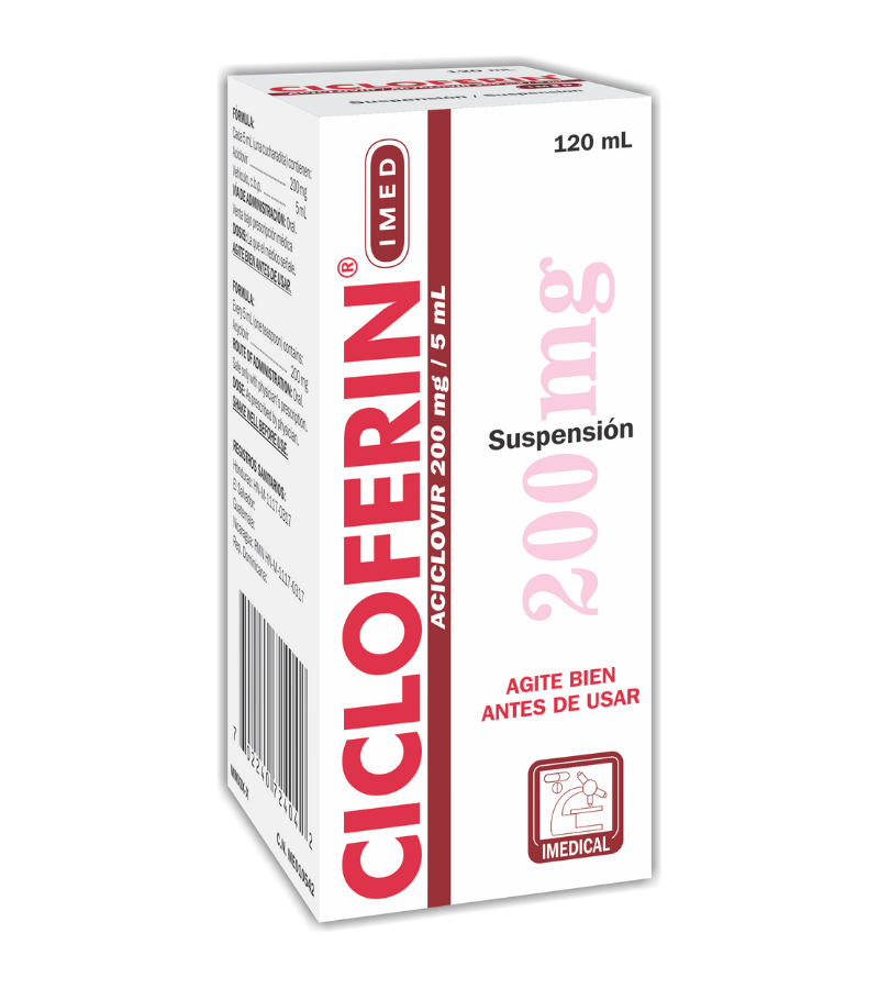 Cicloferin suspensión frasco x 120 ml - antigripales - L.632.00 - Quimifar Honduras - Farmacia en línea con envío gratis