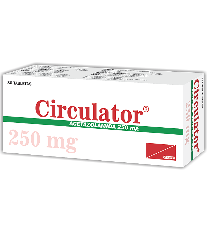 Circulator 250 mg caja x 30 tabletas - cardiovascular - L.286.00 - Quimifar Honduras - Farmacia en línea con envío gratis