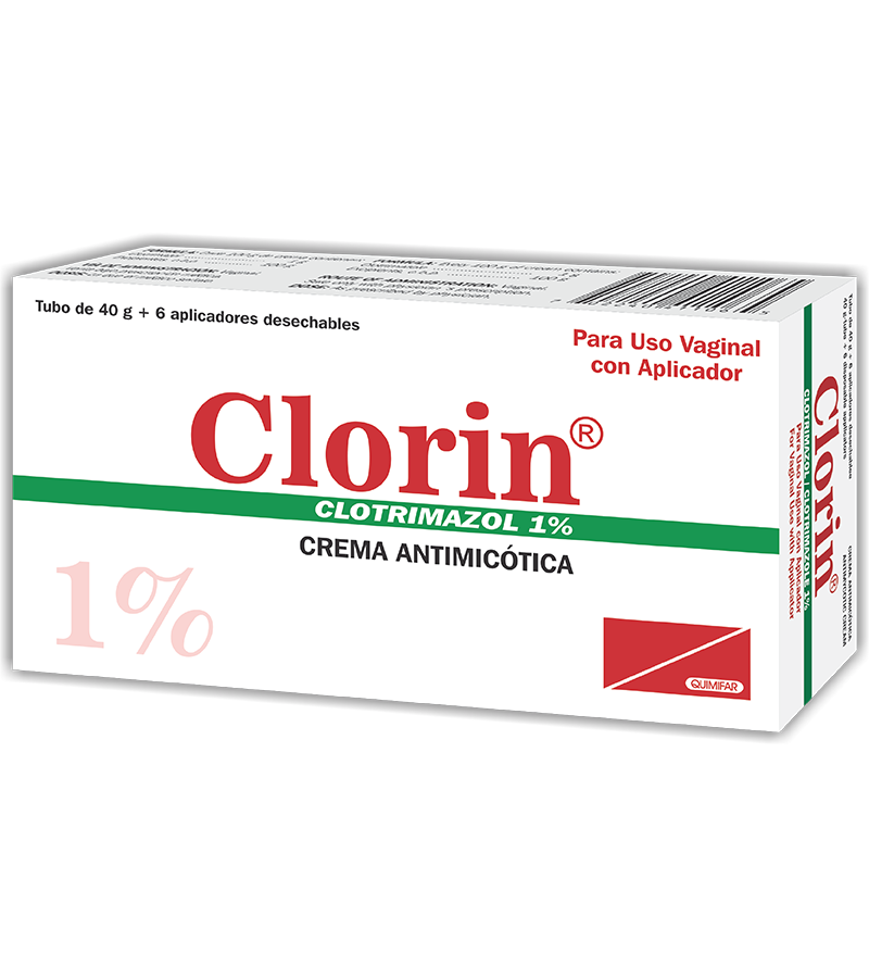 Clorin crema vaginal x 40 gramos + 6 aplicadores - dermatologicos - L.280.00 - Quimifar Honduras - Farmacia en línea con envío gratis