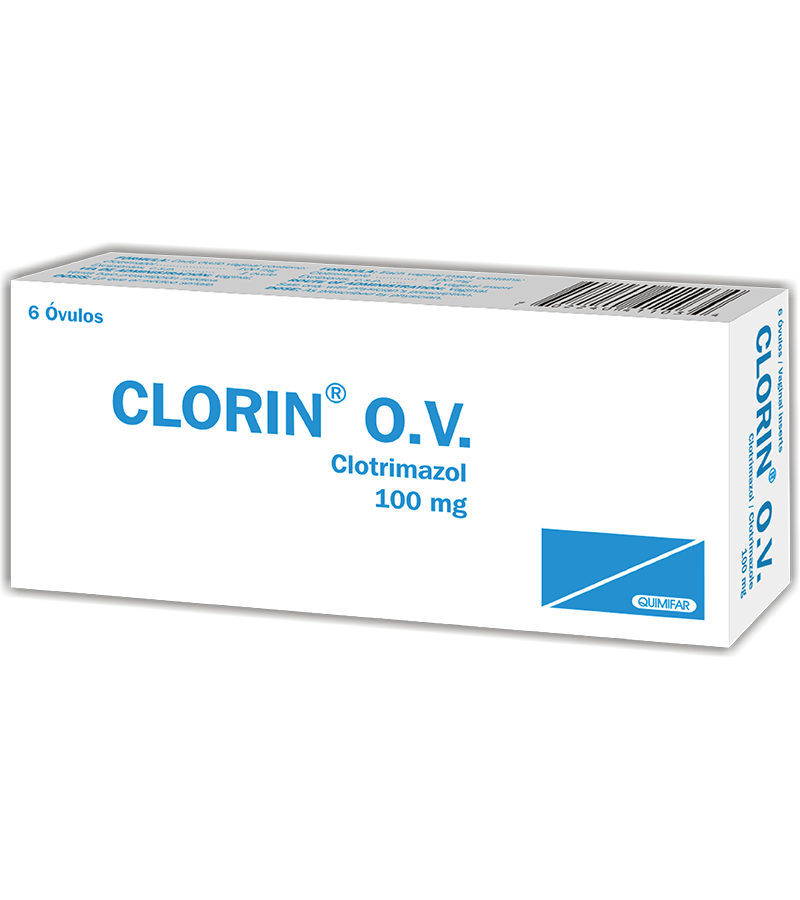 Clorin O.V. 100 mg caja x 6 óvulos vaginales - ginecologicos - L.280.00 - Quimifar Honduras - Farmacia en línea con envío gratis