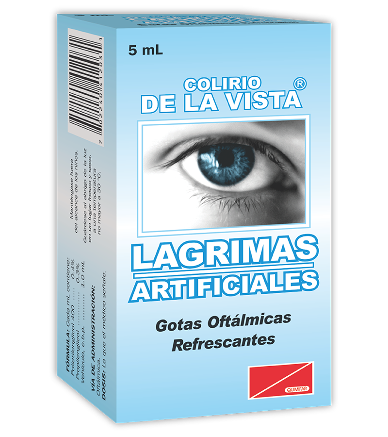 Colirio Lagrimas Artificiales frasco x 5 ml - oftalmologicos - L.280.00 - Quimifar Honduras - Farmacia en línea con envío gratis