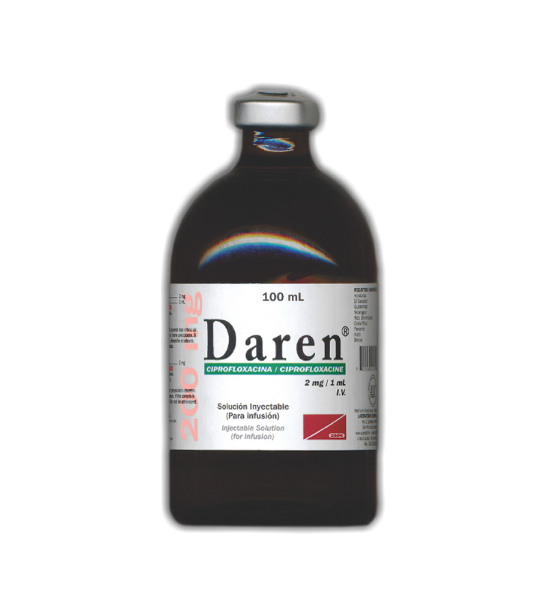 Daren 200 mg I.V. frasco x 100 ml - inyectables - L.280.00 - Quimifar Honduras - Farmacia en línea con envío gratis