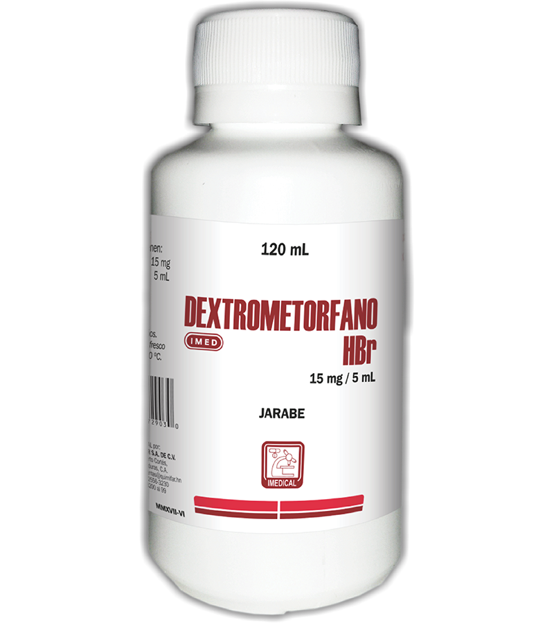 Dextrometorfano jarabe frasco 120 ml - antigripales - L.307.00 - Quimifar Honduras - Farmacia en línea con envío gratis