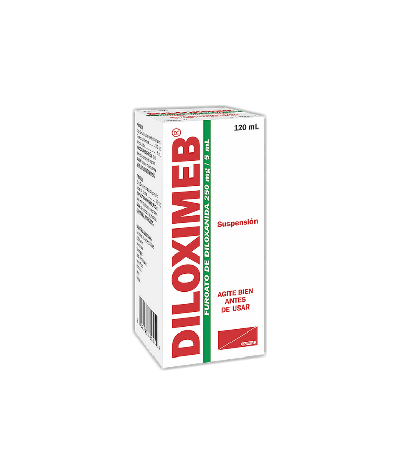 Diloximeb Suspension 250 mg / 5ml frasco 120 ml - antigripales - L.209.00 - Quimifar Honduras - Farmacia en línea con envío gratis