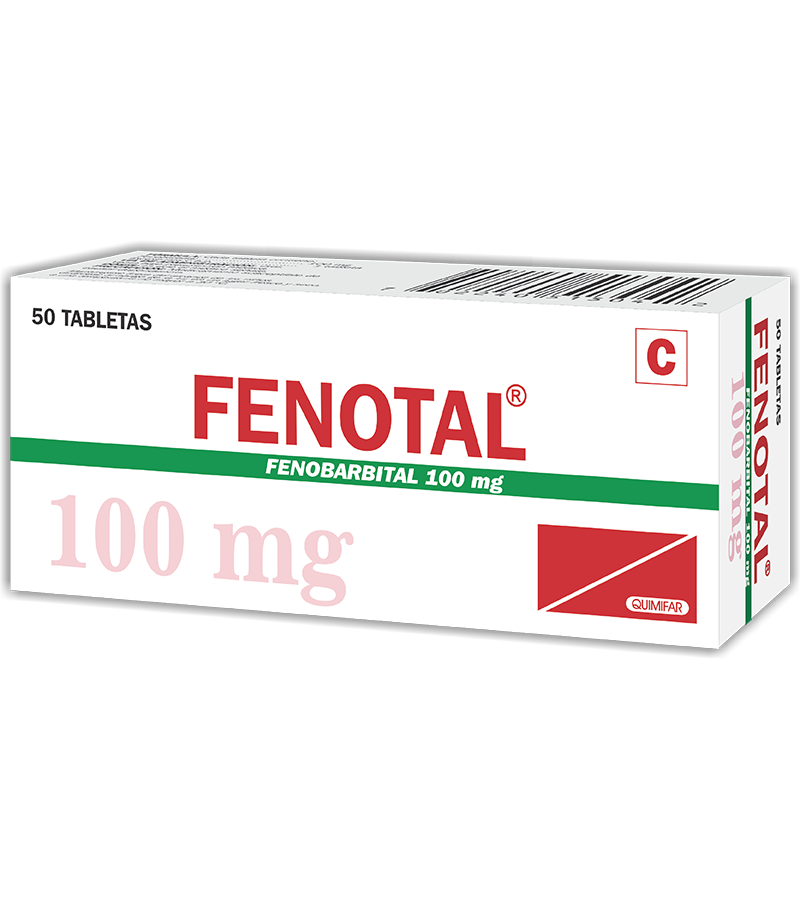 Fenotal 100 mg caja x 50 tabletas - neurologicos - L.166.00 - Quimifar Honduras - Farmacia en línea con envío gratis