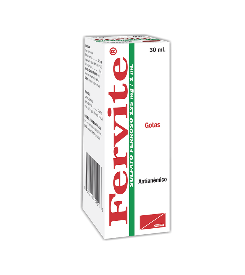 Fervite gotas frasco x 30 ml - antigripales - L.737.00 - Quimifar Honduras - Farmacia en línea con envío gratis