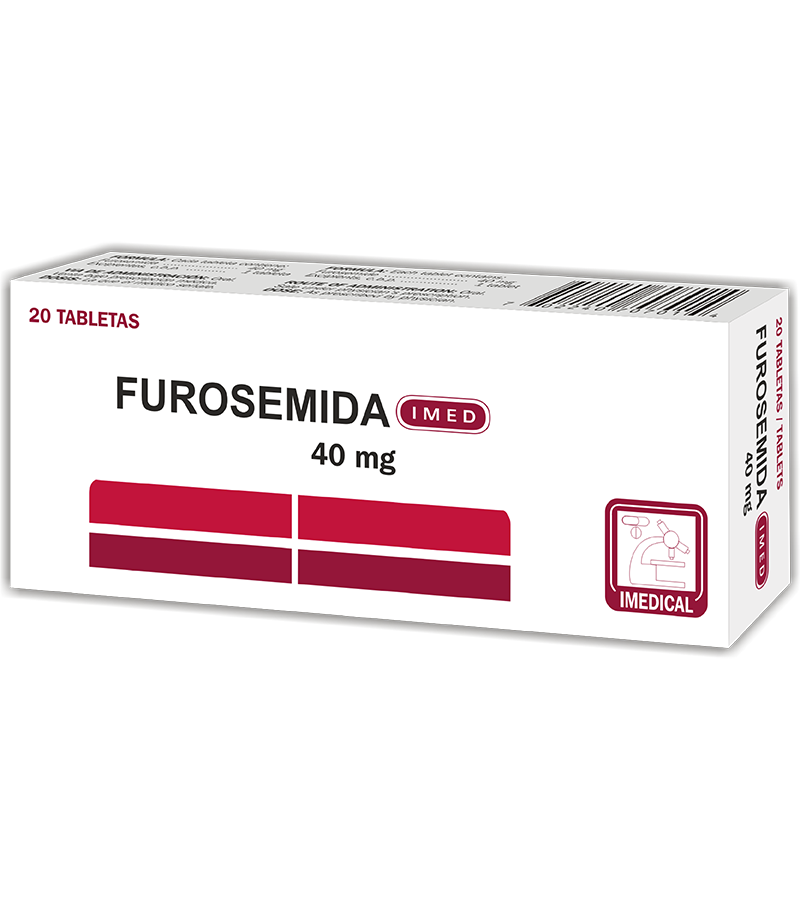 Furosemida 40 mg caja x 20 tabletas - cardiovascular - L.307.00 - Quimifar Honduras - Farmacia en línea con envío gratis