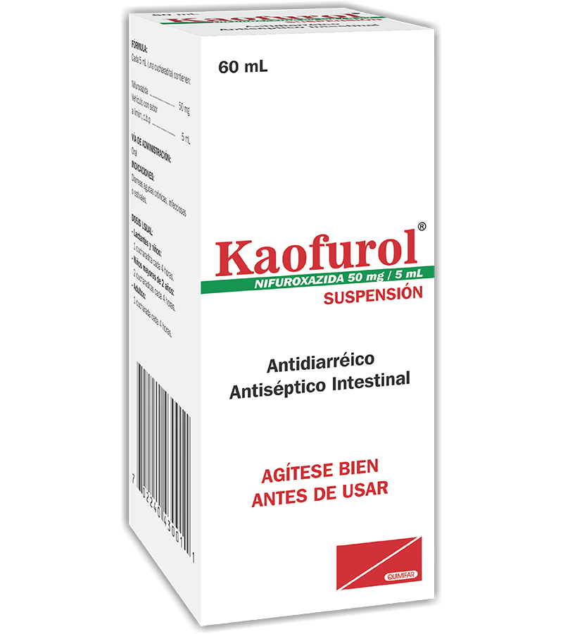 Kaofurol suspensión frasco 60 ml - antigripales - L.169.00 - Quimifar Honduras - Farmacia en línea con envío gratis