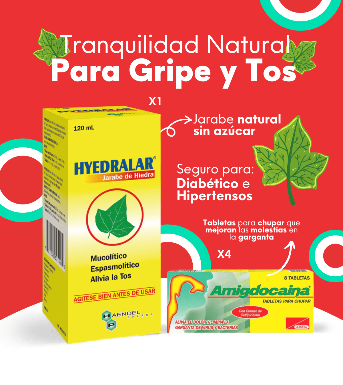 Kit Antitusivo - antigripales - L.356.00 - Quimifar Honduras - Farmacia en línea con envío gratis