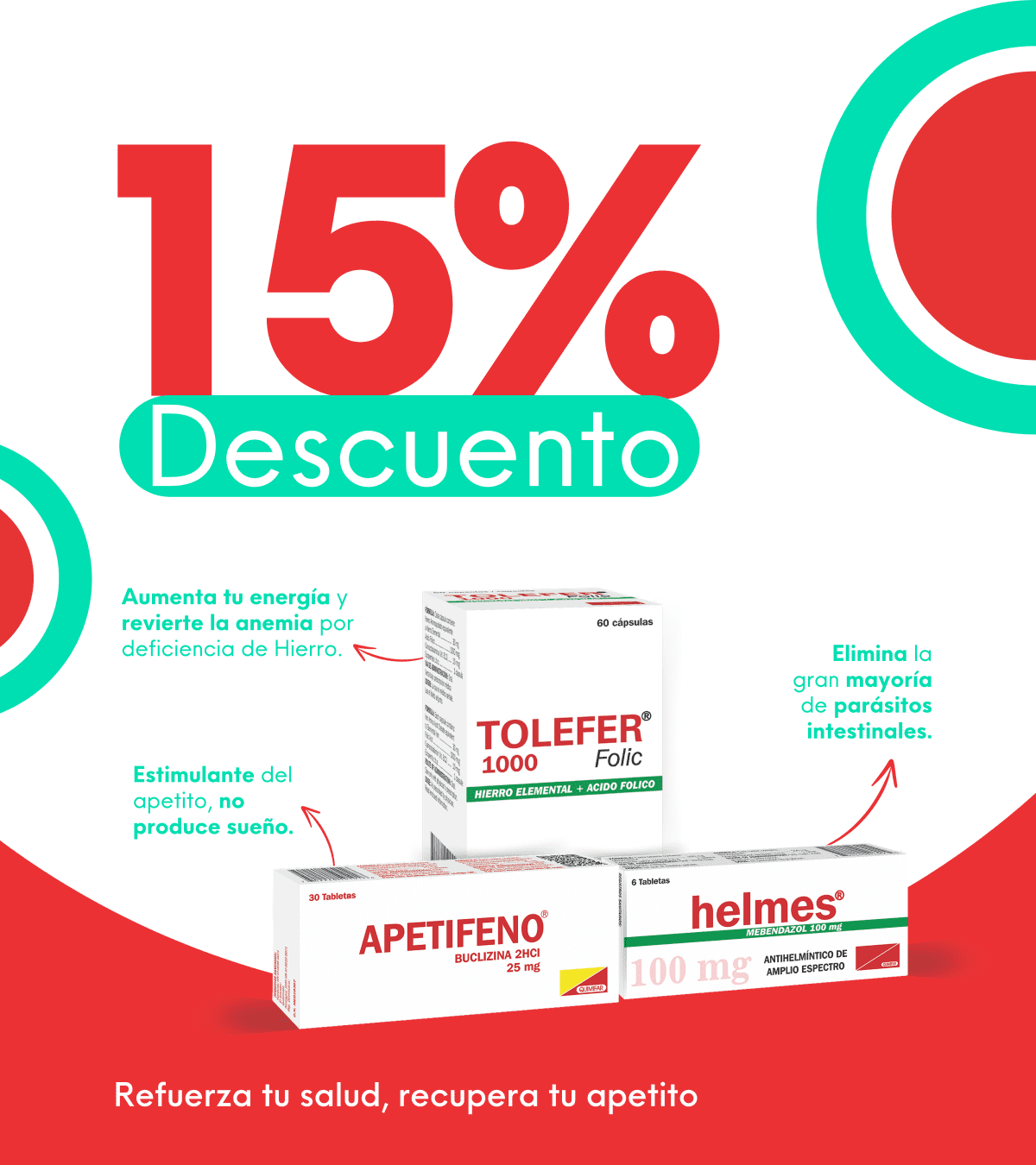 Kit estimulante apetito y energías (Adultos) - antigripales - L.441.00 - Quimifar Honduras - Farmacia en línea con envío gratis