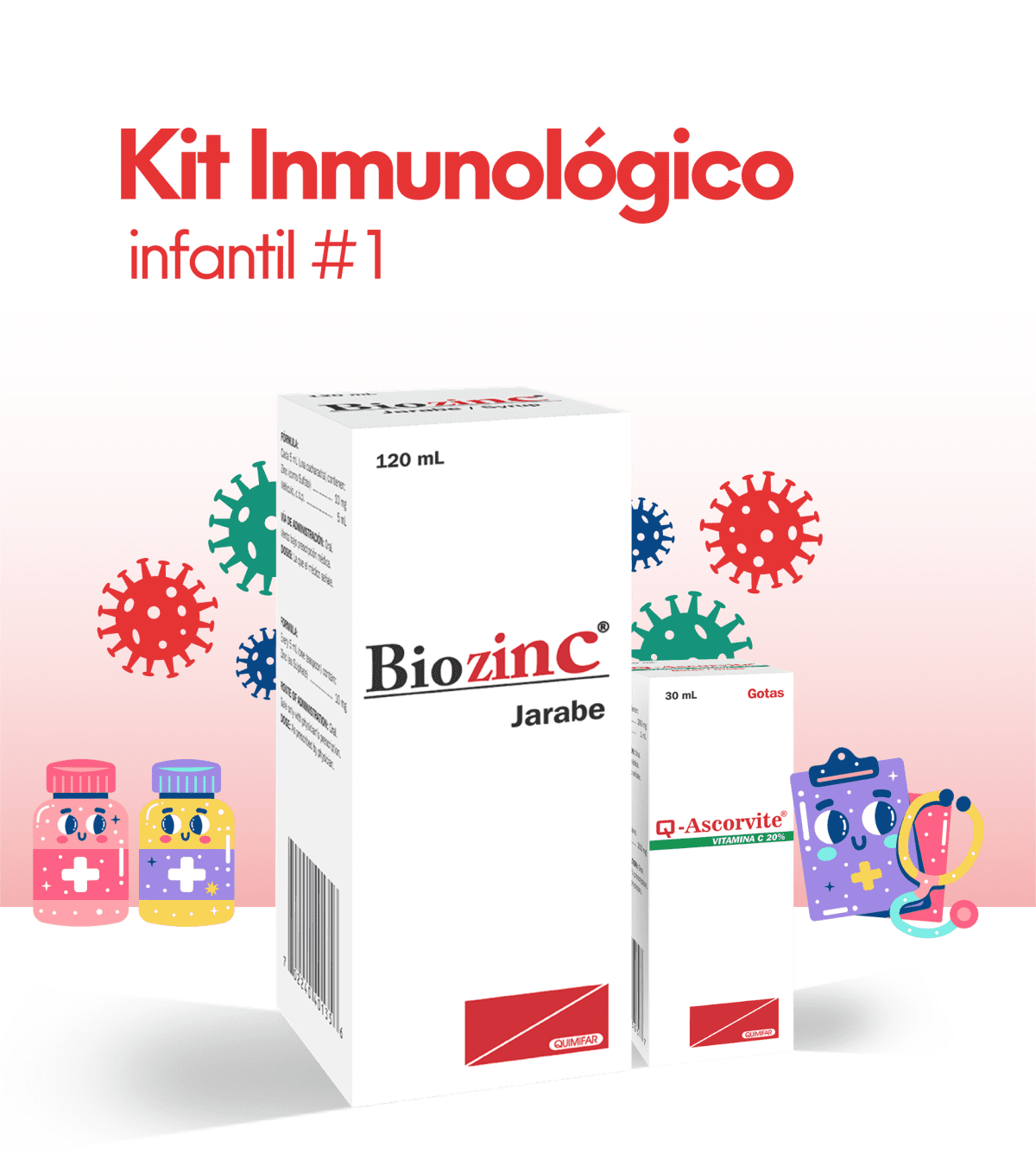 Kit Inmunológico – Combo Infantil #1 - antigripales - L.587.00 - Quimifar Honduras - Farmacia en línea con envío gratis