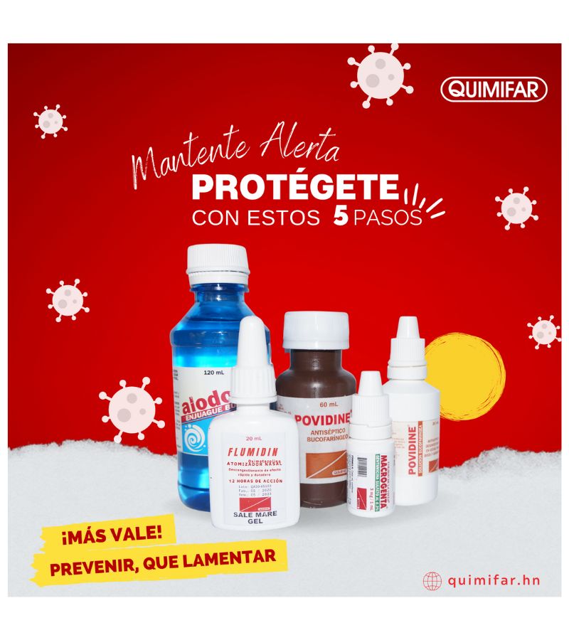 Kit Preventivo 5 pasos - antigripales - L.441.00 - Quimifar Honduras - Farmacia en línea con envío gratis