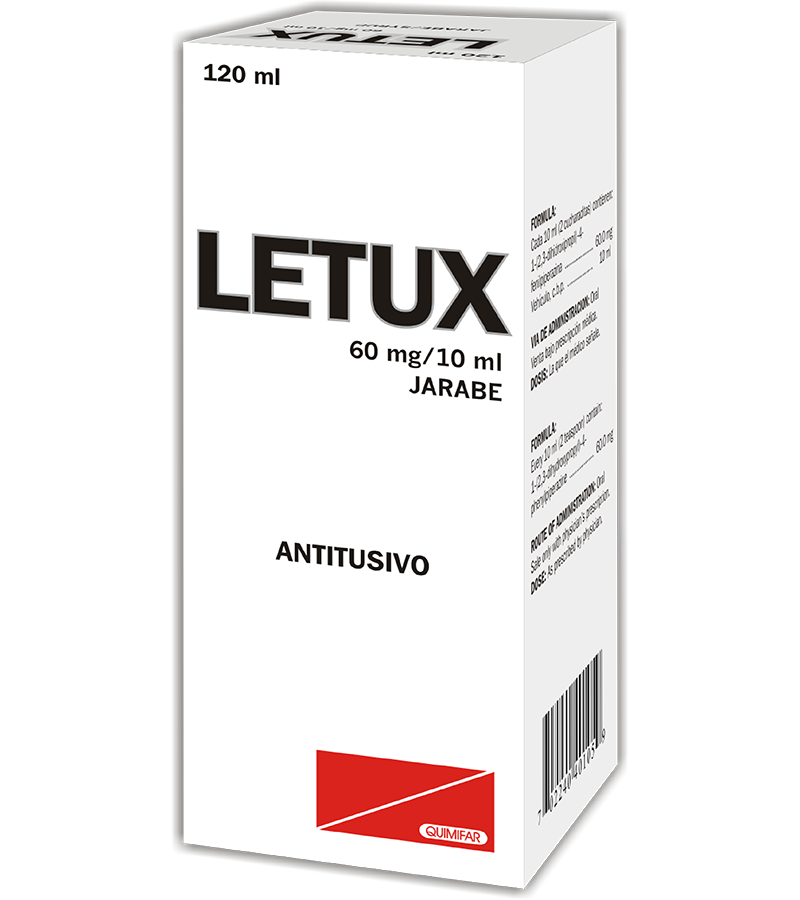 Letux jarabe frasco x 120 ml - antigripales - L.169.00 - Quimifar Honduras - Farmacia en línea con envío gratis