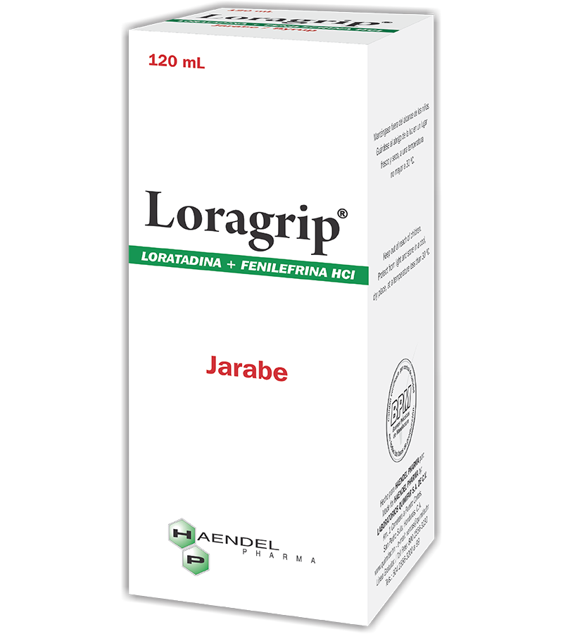 Loragrip jarabe frasco x 120 ml - antigripales - L.72.00 - Quimifar Honduras - Farmacia en línea con envío gratis