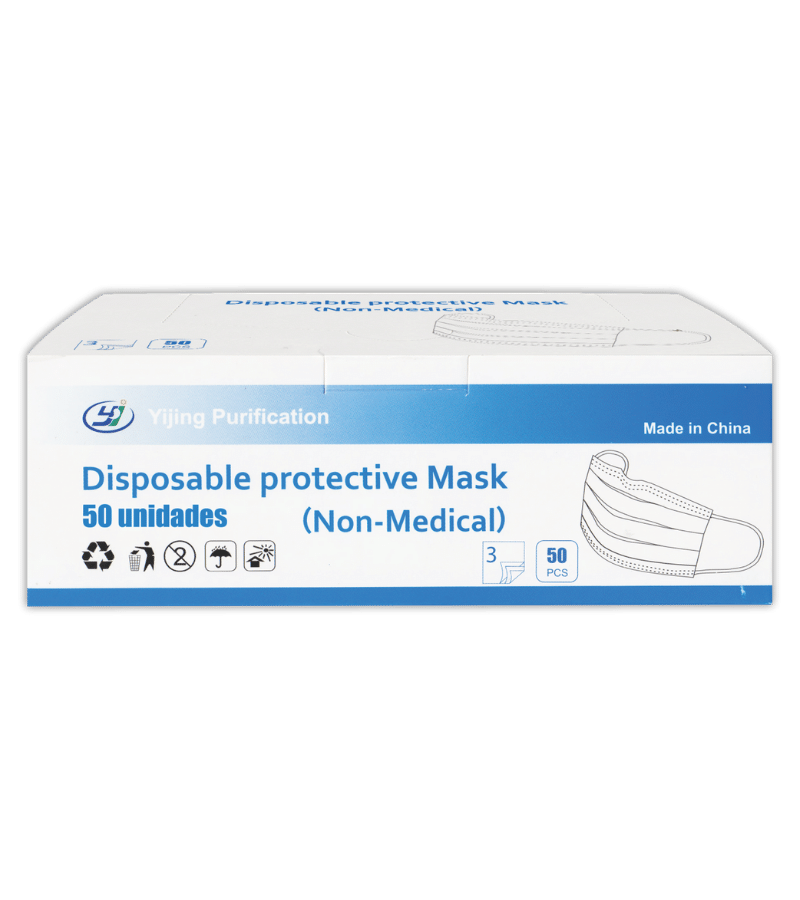 Mascarillas desechables caja x 50 unidades - antigripales - L.751.00 - Quimifar Honduras - Farmacia en línea con envío gratis