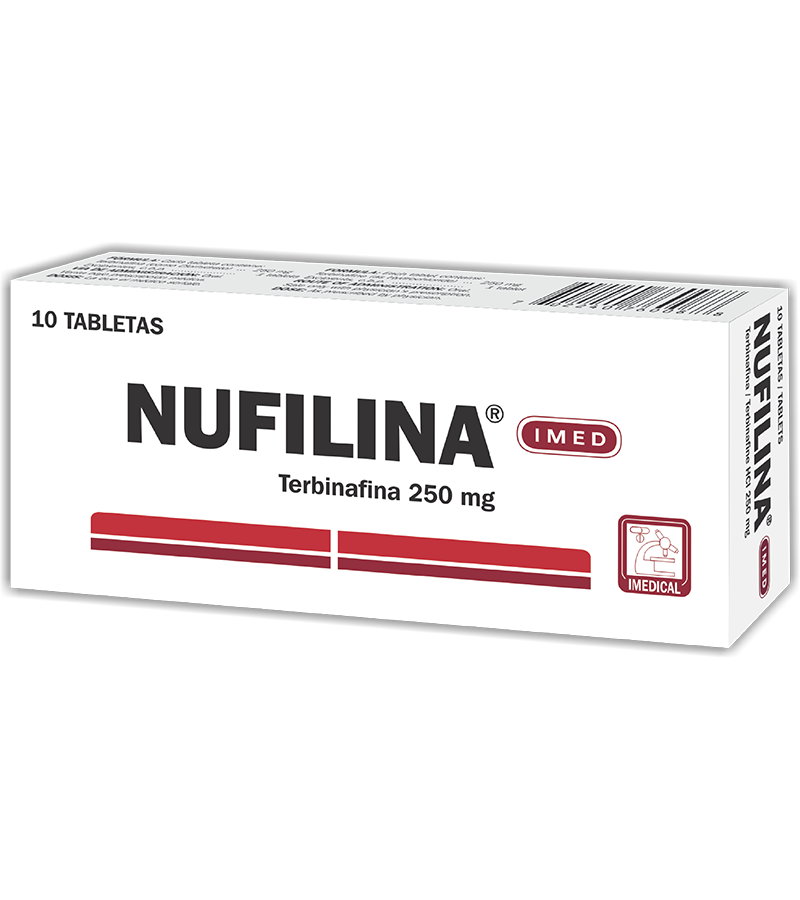 Nufilina 250 mg caja x 10 tabletas - dermatologicos - L.56.00 - Quimifar Honduras - Farmacia en línea con envío gratis