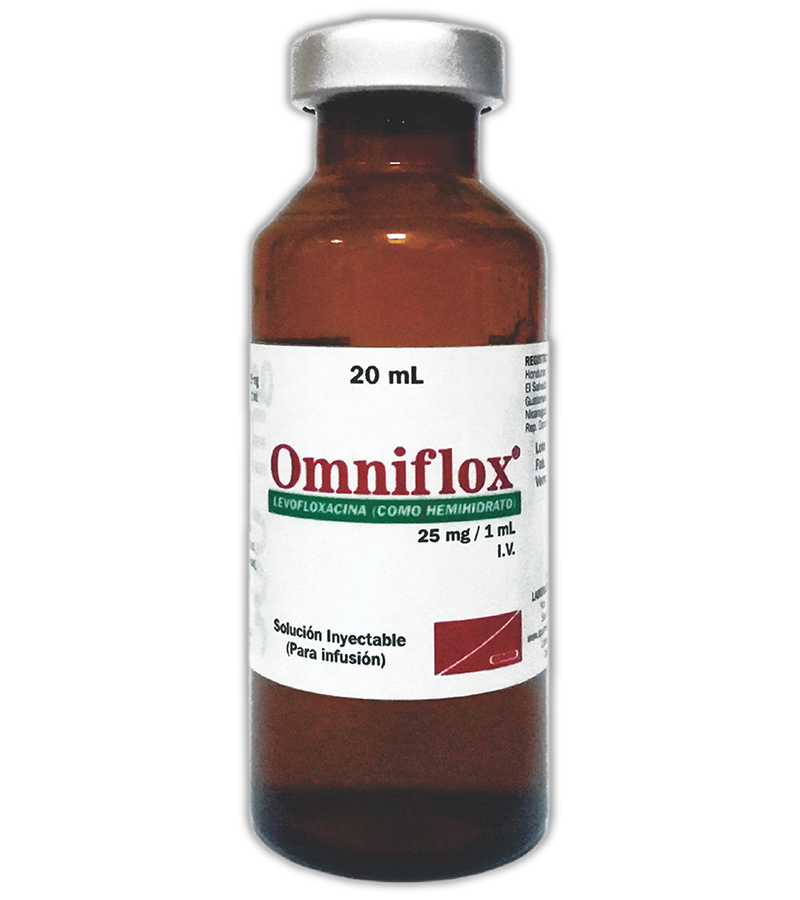 Omniflox I.V. frasco inyectable 20 ml - inyectables - L.183.00 - Quimifar Honduras - Farmacia en línea con envío gratis