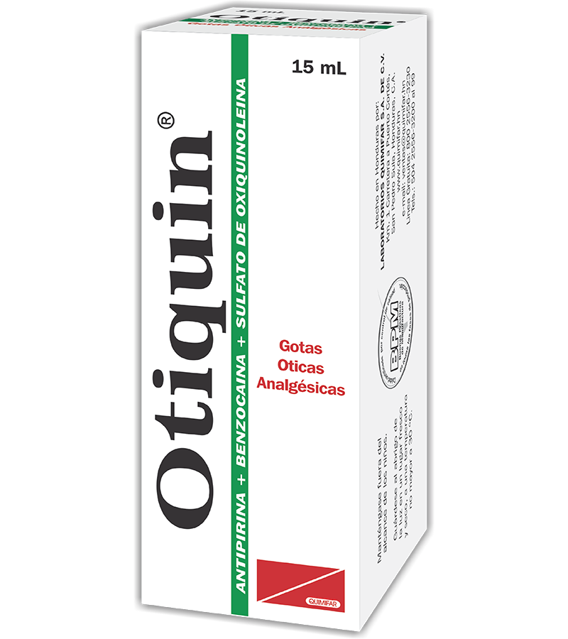 Otiquin Gotas frasco 15 ml - antigripales - L.107.00 - Quimifar Honduras - Farmacia en línea con envío gratis