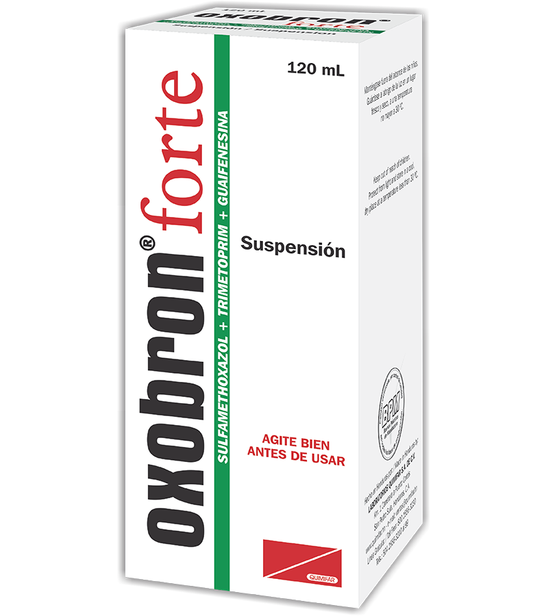 Oxobron Forte suspensión x 120 ml - antigripales - L.107.00 - Quimifar Honduras - Farmacia en línea con envío gratis