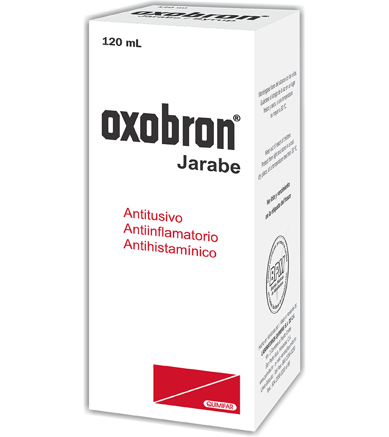 Oxobron Jarabe frasco 120 ml - antigripales - L.107.00 - Quimifar Honduras - Farmacia en línea con envío gratis