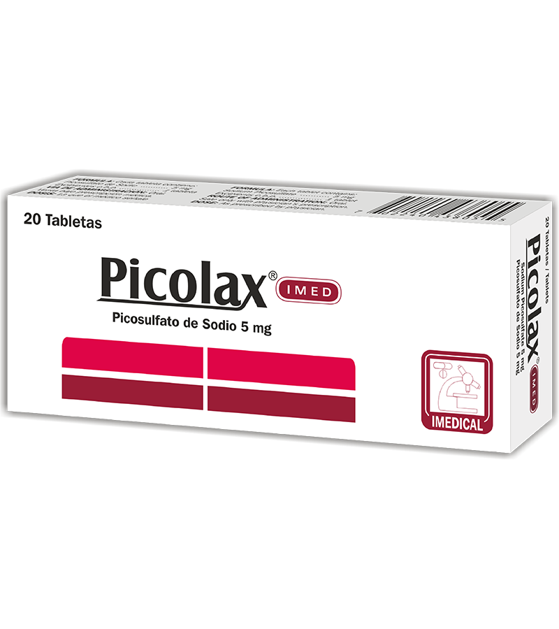 Picolax 5 mg caja x 20 tabletas - digestivos - L.56.00 - Quimifar Honduras - Farmacia en línea con envío gratis