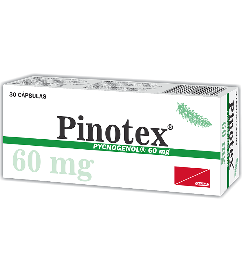 Pinotex 60 mg caja x 30 cápsulas - antigripales - L.72.00 - Quimifar Honduras - Farmacia en línea con envío gratis