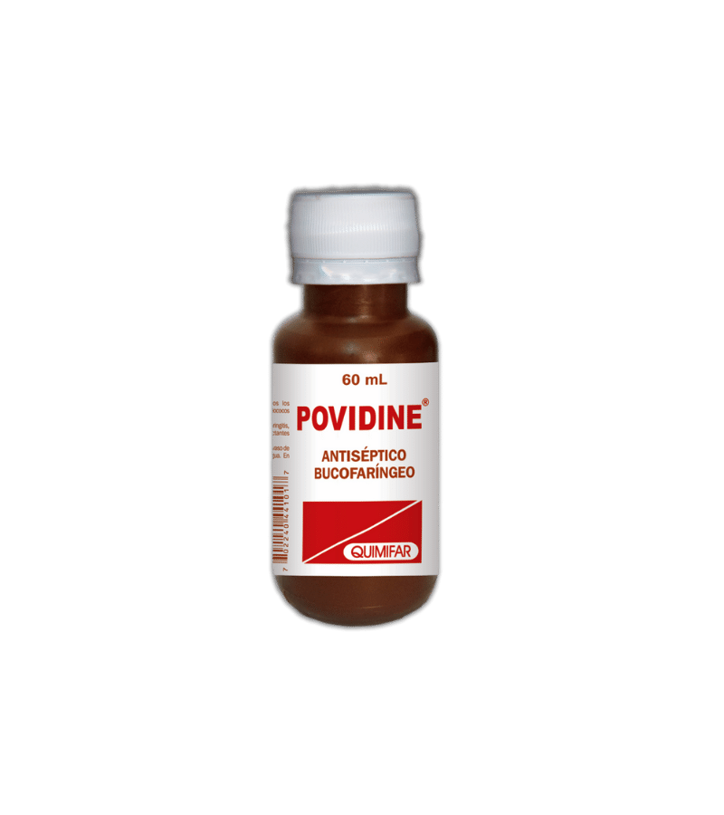 Povidine Antiseptico Bucal frasco 60 ml - cuidado-personal - L.166.00 - Quimifar Honduras - Farmacia en línea con envío gratis