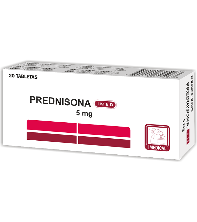Prednisona 5 mg caja x 20 tabletas - antigripales - L.56.00 - Quimifar Honduras - Farmacia en línea con envío gratis