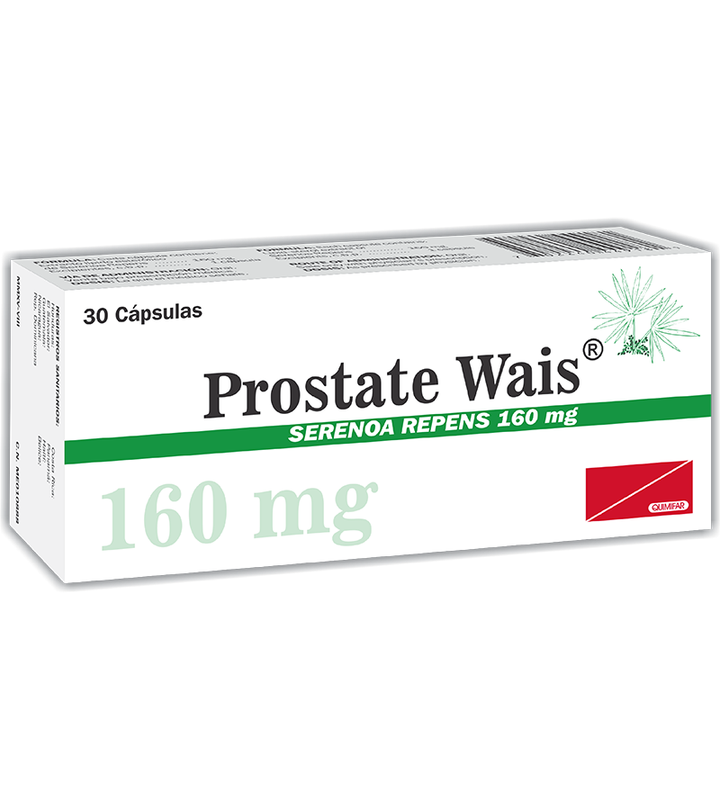 Prostate Wais 160 mg caja x 30 Cápsulas - antigripales - L.96.00 - Quimifar Honduras - Farmacia en línea con envío gratis