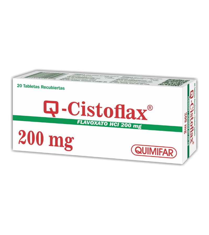 Q-Cistoflax 200 mg caja x 20 tabletas recubiertas - digestivos - L.175.00 - Quimifar Honduras - Farmacia en línea con envío gratis