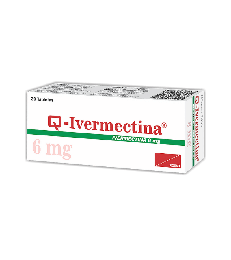 Q-Ivermectina 6mg caja x 30 tabletas - digestivos - L.279.00 - Quimifar Honduras - Farmacia en línea con envío gratis