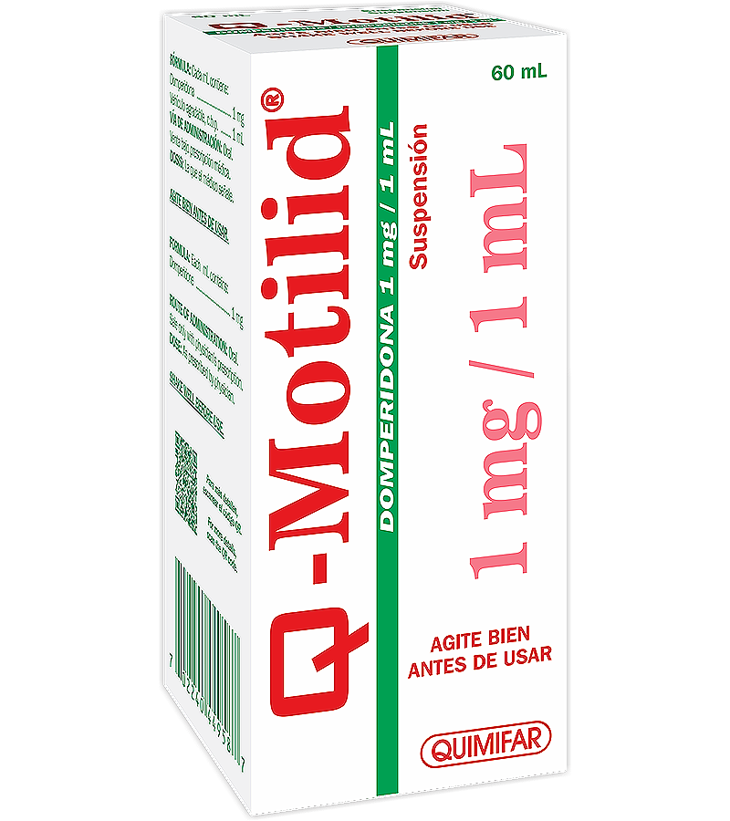 Q-Motilid suspensión frasco x 60 ml - antigripales - L.154.00 - Quimifar Honduras - Farmacia en línea con envío gratis