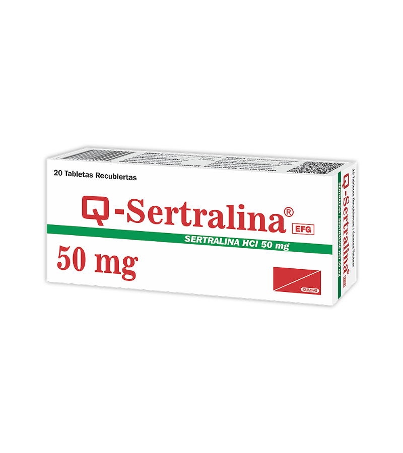 Q-Sertralina 50 mg x 20 tabletas - neurologicos - L.279.00 - Quimifar Honduras - Farmacia en línea con envío gratis