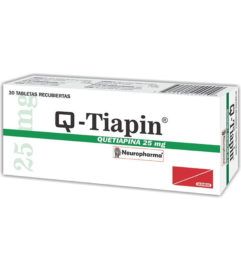Q-Tiapin 25 mg caja x 30 tabletas - antigripales - L.72.00 - Quimifar Honduras - Farmacia en línea con envío gratis