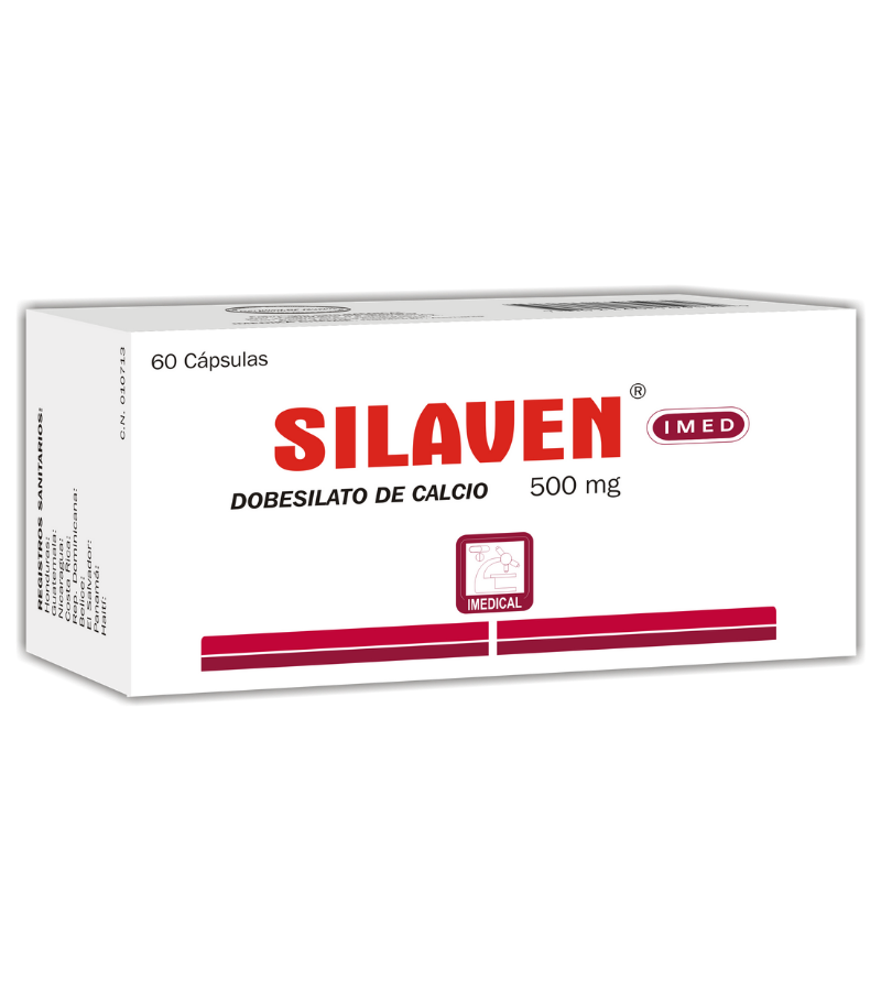 Silaven 500 mg caja x 60 cápsulas - cardiovascular - L.368.00 - Quimifar Honduras - Farmacia en línea con envío gratis