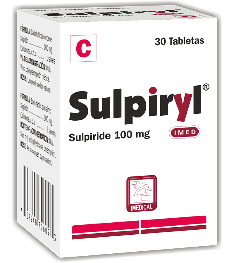 Sulpiryl 100 mg frasco x 30 tabletas - antigripales - L.56.00 - Quimifar Honduras - Farmacia en línea con envío gratis