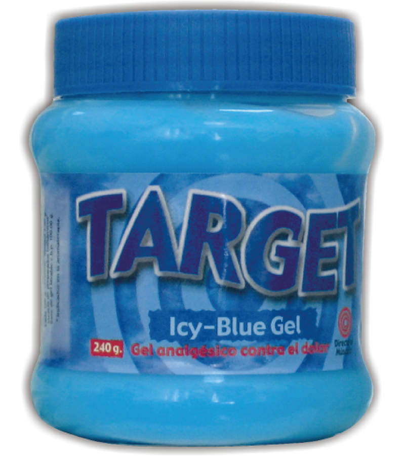 Target Icy-Blue Gel frasco x 240 gramos - dermatologicos - L.72.00 - Quimifar Honduras - Farmacia en línea con envío gratis