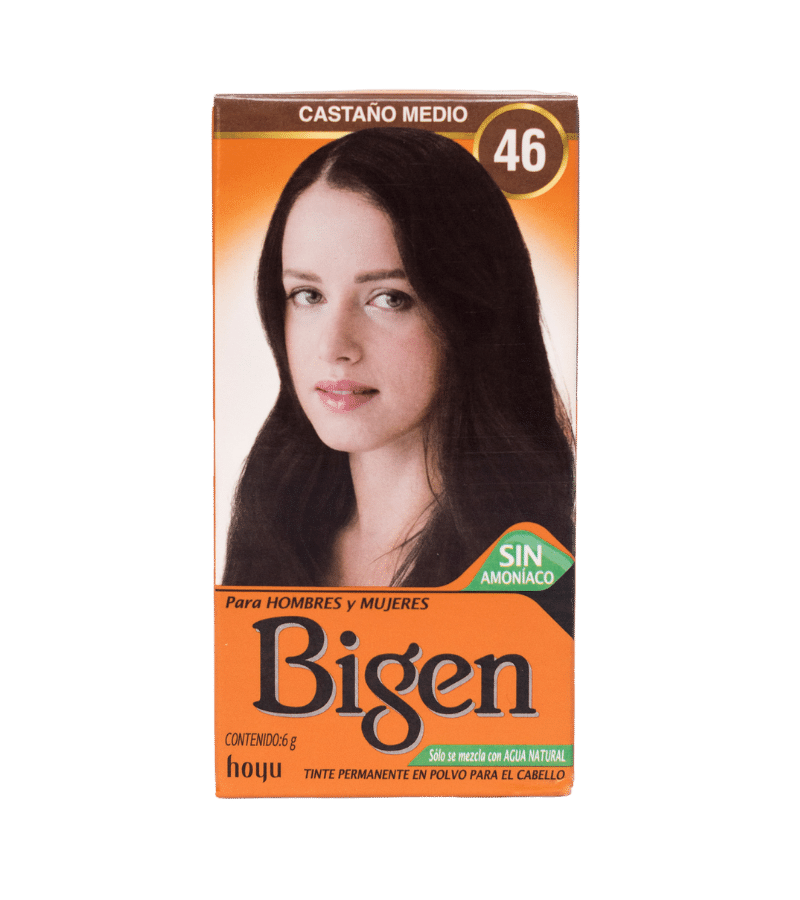 Tinte Bigen #46 Castaño Medio - cuidado-personal - L.175.00 - Quimifar Honduras - Farmacia en línea con envío gratis