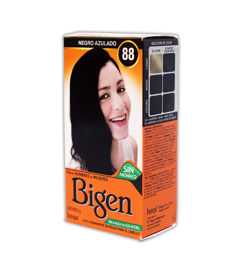 Tinte Bigen #88 Negro Azulado - cuidado-personal - L.1367.00 - Quimifar Honduras - Farmacia en línea con envío gratis