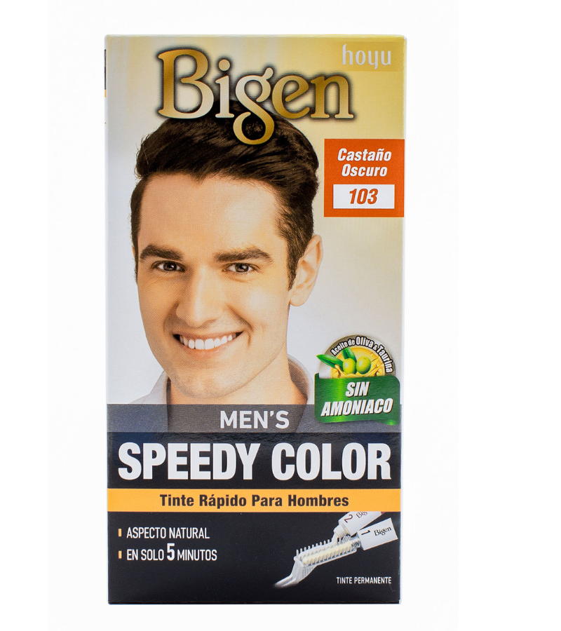 Tinte Bigen Men´s Speedy #103 Castaño Oscuro - cuidado-personal - L.175.00 - Quimifar Honduras - Farmacia en línea con envío gratis