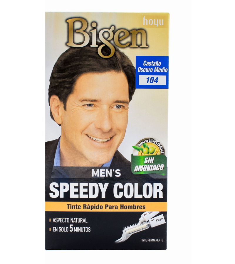 Tinte Bigen Men´s Speedy #104 Castaño - cuidado-personal - L.175.00 - Quimifar Honduras - Farmacia en línea con envío gratis